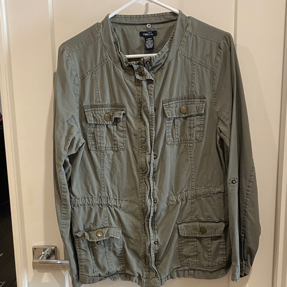 Rue21 Olive Utility Jacket